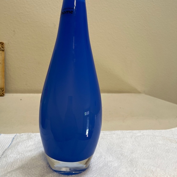 NORDSTROM at home beautiful vase.Hand made in Poland.SKY BLUE - Picture 11 of 11